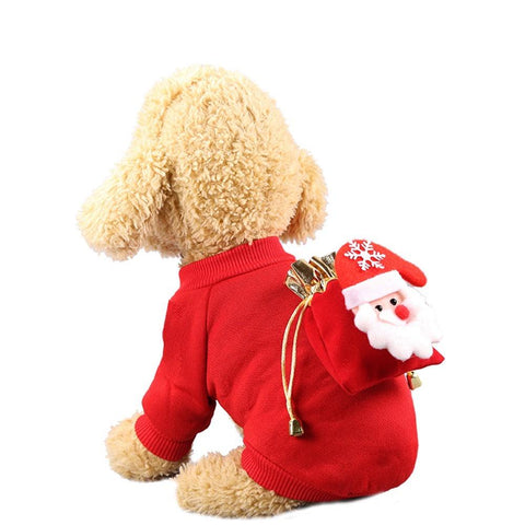 Pet Christmas Stocking Winter Outfit - Pets Villa