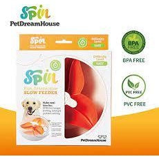 PET DREAM HOUSE Spin Interactive Slow Feed Bowl - Pets Villa