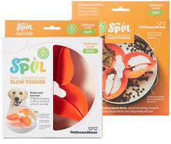 PET DREAM HOUSE Spin Interactive Slow Feed Bowl - Pets Villa