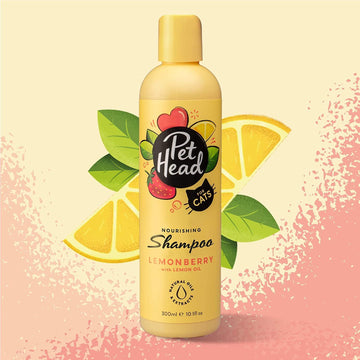 PET HEAD Lemonberry Nourishing Cat Shampoo 300ml - Pets Villa