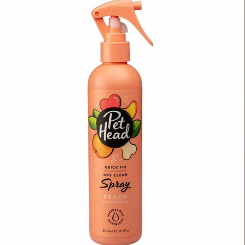 PET HEAD Quick Fix Dry Clean Spray Peach - Pets Villa