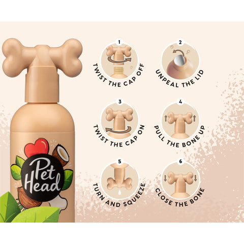 PET HEAD Sensitive Soul Coconut with Marula Oil Skin Dog Shampoo 300ml - Pets Villa