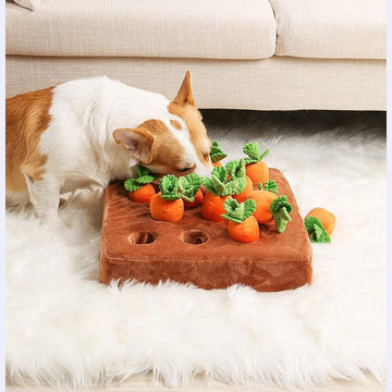 Pet Snuffle Carrot Puzzle Toy