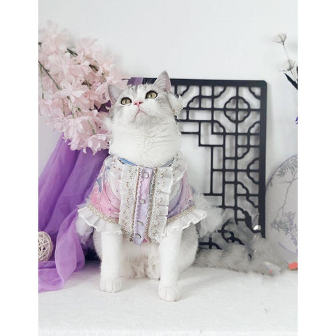 PETACULAR Luxury Set DIAOCHAN Beauty Han-Style Clothes - Pets Villa