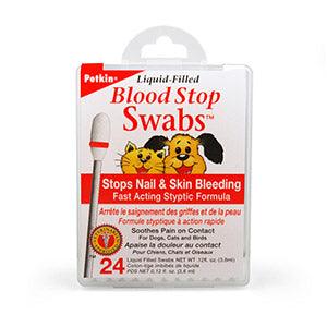 PETKIN Blood Stop Swabs for Cats and Dogs 24 Pack - Pets Villa