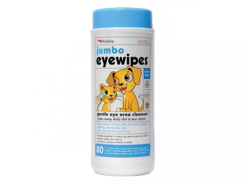 PETKIN Jumbo Eye Wipes 80pcs - Pets Villa