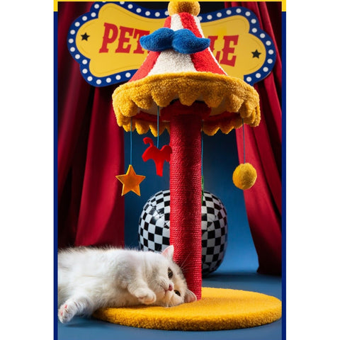 PETSVILLE Carousel Cat Scratching Post - Pets Villa