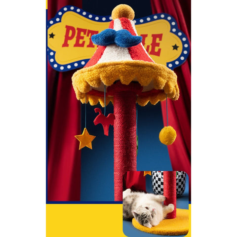 PETSVILLE Carousel Cat Scratching Post - Pets Villa