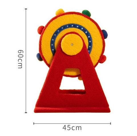 PETSVILLE Circus Ferris Wheel Cat Scratcher - Pets Villa