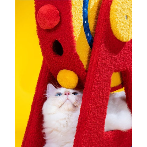 PETSVILLE Circus Ferris Wheel Cat Scratcher - Pets Villa