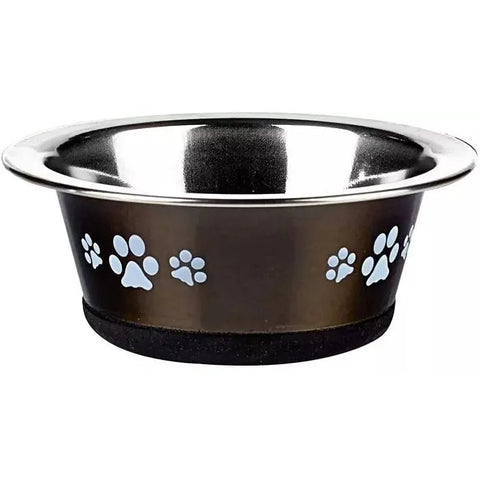 POSH POWS Stainless Steel Cat Bowl 240ml - Pets Villa