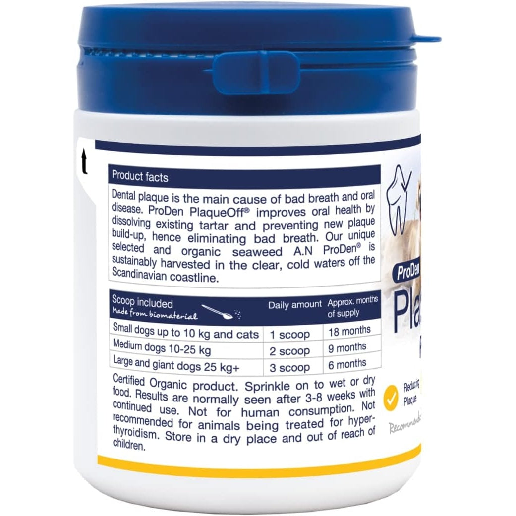 PRODEN PlaqueOff Powder for Dogs Cats Pets Villa