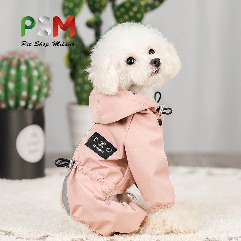 PSM Pet Reflective Rain Coat - Pets Villa