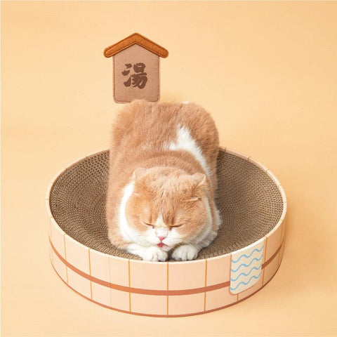 PURLAB Cat Spa Scratcher Board - Pets Villa