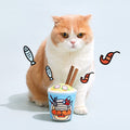 PURLAB Ramen Pot Catnip and Silvervine Cat Toy - Pets Villa