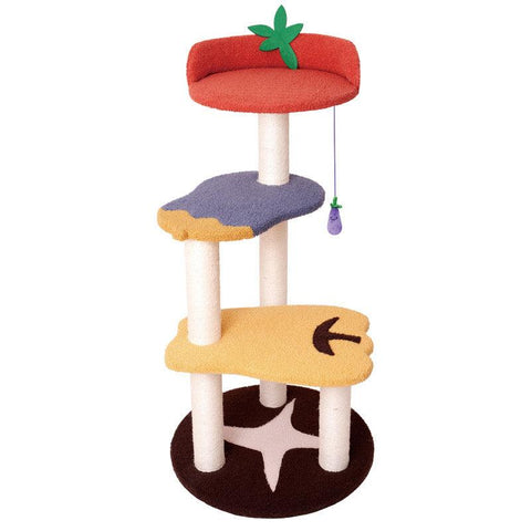 PURLAB Vegetable Garden Climbing Frame Cat Tree - Pets Villa