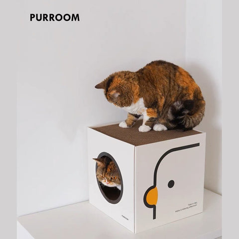 PURROOM Double Layer Scratcher Box - Pets Villa