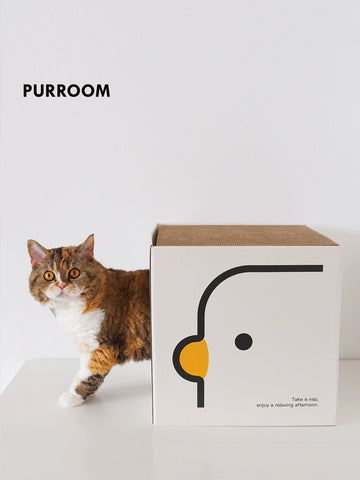 PURROOM Double Layer Scratcher Box - Pets Villa