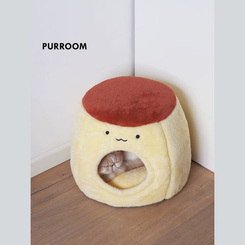 PURROOM Japanese Pudding Pet Bed - Pets Villa