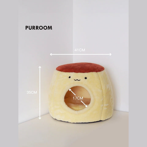 PURROOM Japanese Pudding Pet Bed - Pets Villa