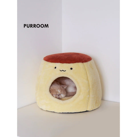 PURROOM Japanese Pudding Pet Bed - Pets Villa