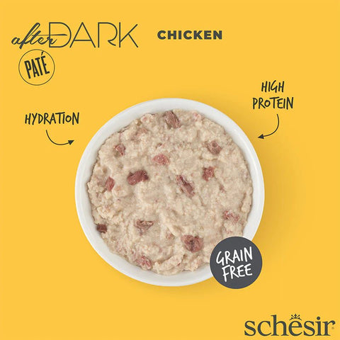 SCHESIR After Dark - Chicken Pate for Cats 80g - Pets Villa