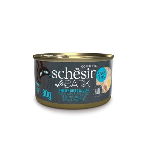 SCHESIR After Dark - Chicken with Quail Egg Pate 80g - Pets Villa