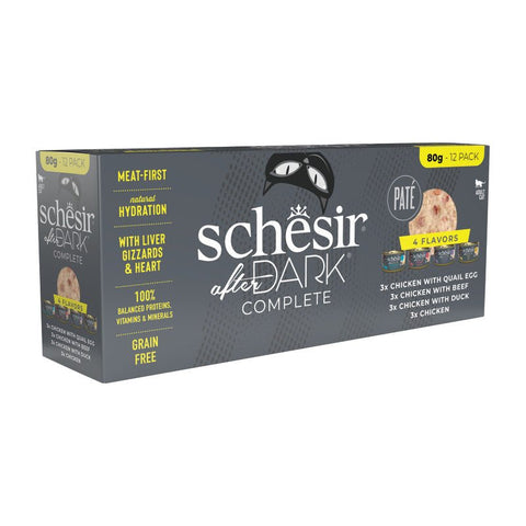 SCHESIR After Dark Complete Pate Multipack (12x80g) - Pets Villa