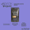 SCHESIR After Dark Velvet Chicken with Duck Mousse 80g - Pets Villa