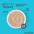 SCHESIR After Dark Velvet Chicken with Quail Egg Mousse 80g - Pets Villa