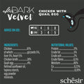 SCHESIR After Dark Velvet Chicken with Quail Egg Mousse 80g - Pets Villa