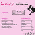 SCHESIR Baby - Chicken with Chicken Liver for Kittens 70g - Pets Villa