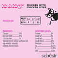 SCHESIR Baby Chicken with Chicken Liver Mousse 70g - Pets Villa