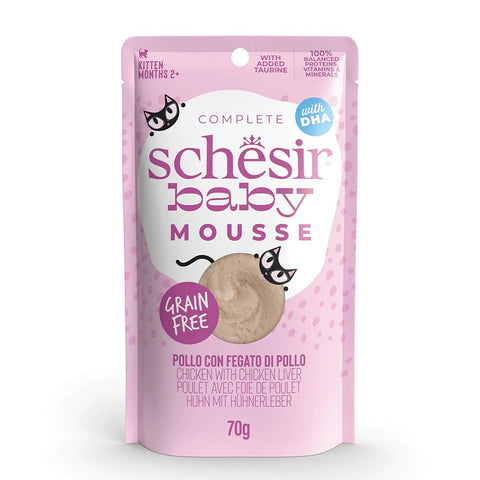 SCHESIR Baby Chicken with Chicken Liver Mousse 70g - Pets Villa