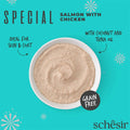 SCHESIR Special Mousse Salmon with Chicken for Skin & Coat 70g - Pets Villa