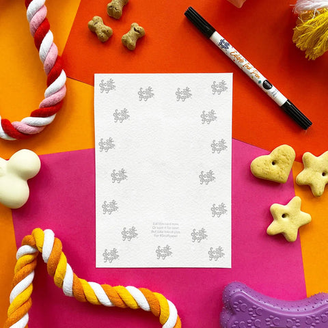 SCOFF PAPER Edible Birthday Cards for Dogs - Pets Villa