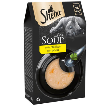 SHEBA Soup with Chicken (4x40g) - Pets Villa