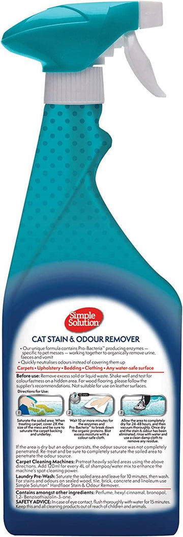 SIMPLE SOLUTION Cat Stain & Odor Remover - Pets Villa