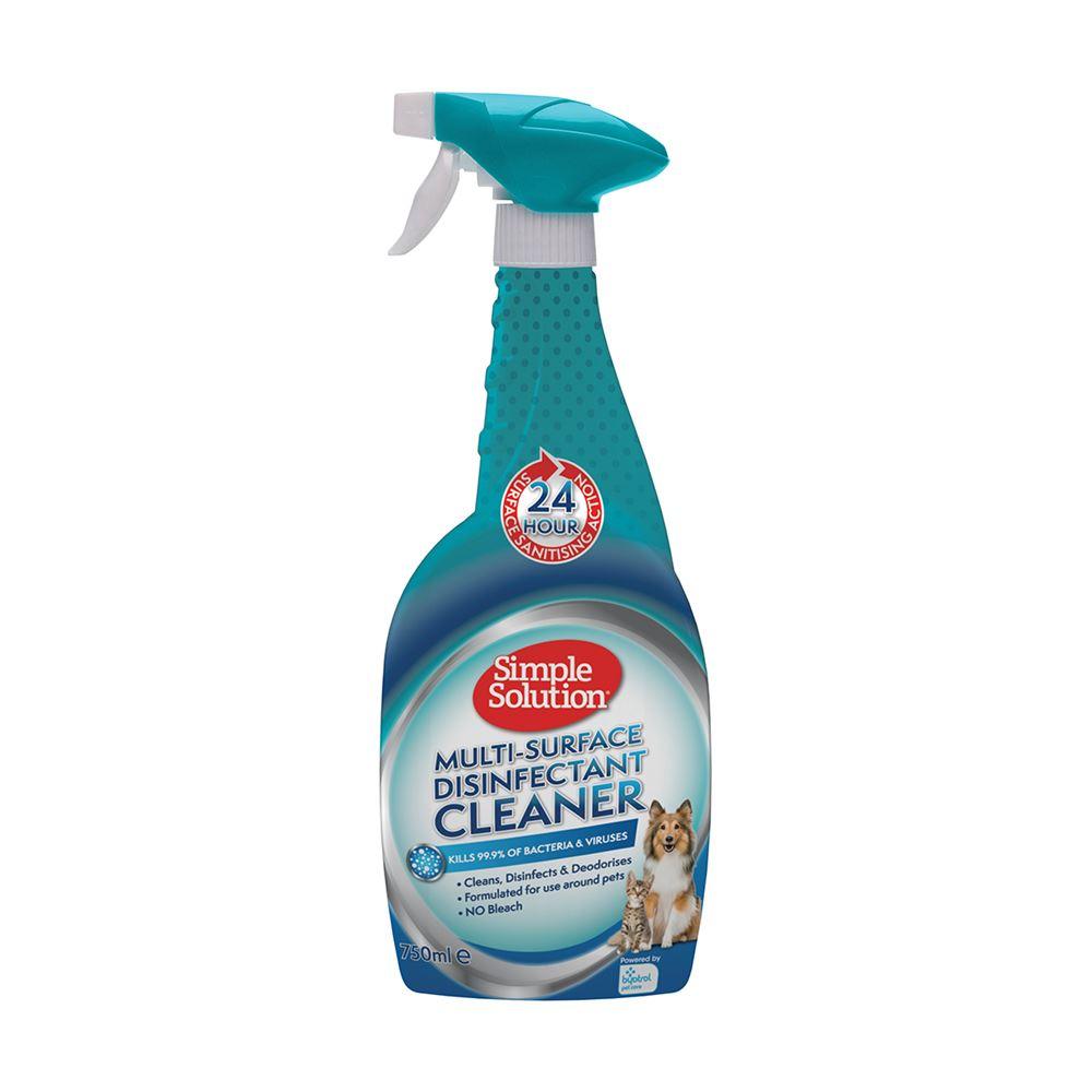 SIMPLE SOLUTION Multi-Surface Disinfectant Cleaner - 750ml - Pets Villa