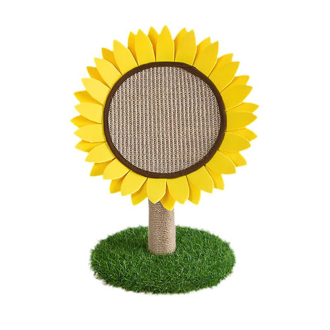 Sunflower Cat Scratching Post - Pets Villa