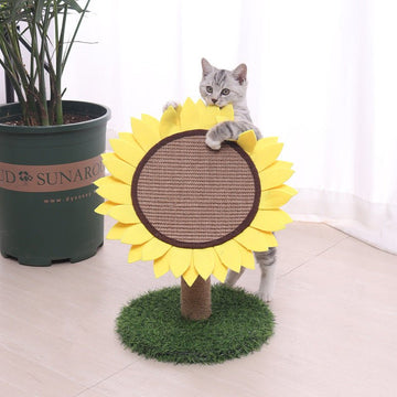 Sunflower Cat Scratching Post
