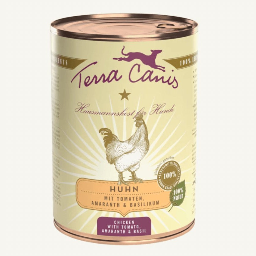 TERRA CANIS Classic Chicken with Tomato, Amaranth and Basil - Pets Villa