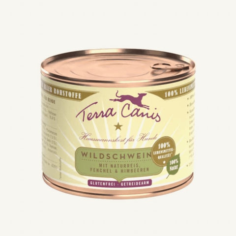 TERRA CANIS Classic Wild Boar with Natural Rice, Fennel and Raspberry - Pets Villa