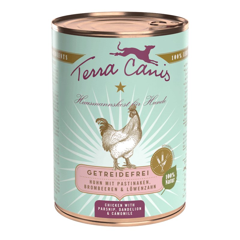 TERRA CANIS Dog Grain-free Chicken with Parsnip, Blackberry and Dandelion - Pets Villa