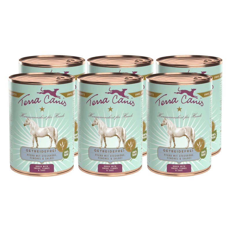 TERRA CANIS Dog GRAIN-FREE Horse with Swede, Fennel and Sage - Pets Villa