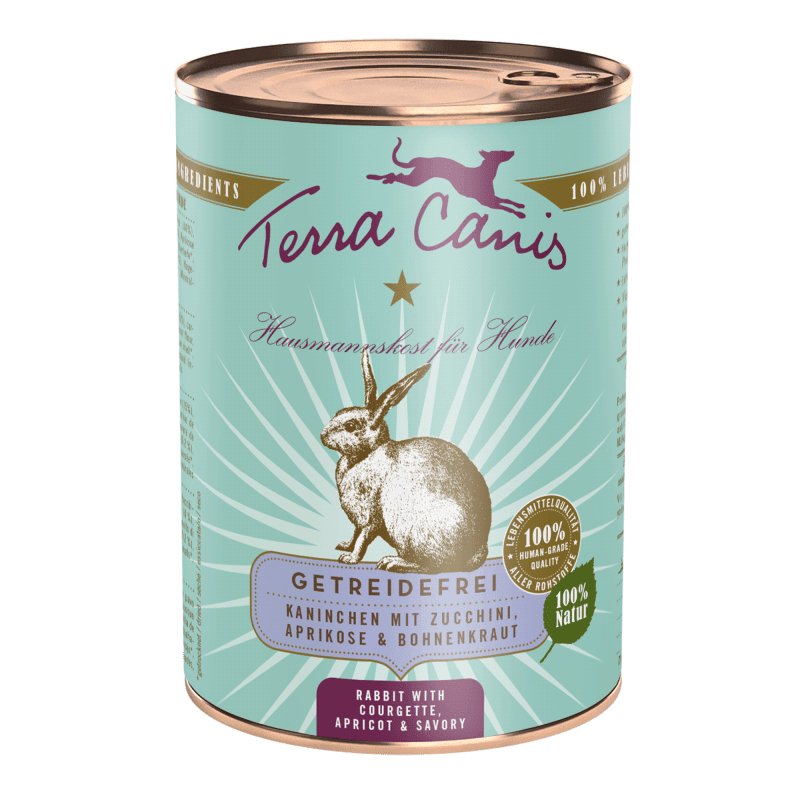 TERRA CANIS Dog Grain-free Rabbit with Courgette, Apricot and Savory - Pets Villa