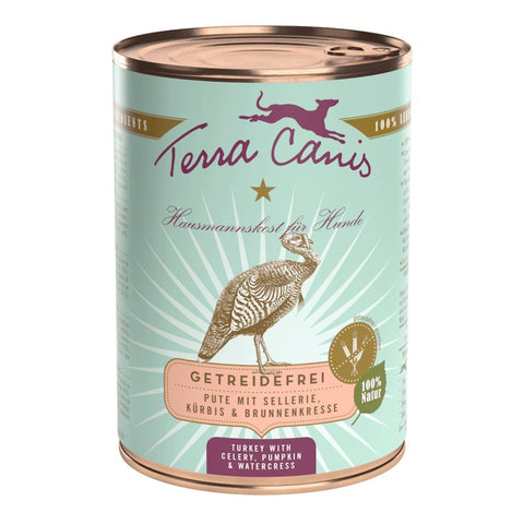 TERRA CANIS Dog Grain-free Turkey with Celery, Pumpkin and Watercress - Pets Villa