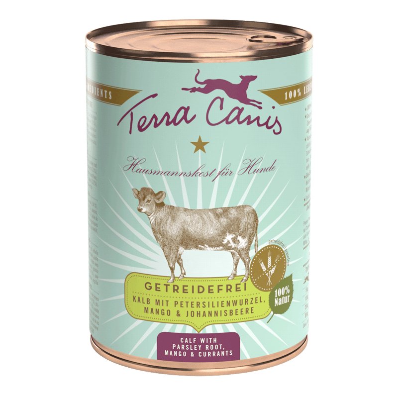 TERRA CANIS Dog Grain-free Veal with Parsley Root, Mango and Blackcurrant - Pets Villa