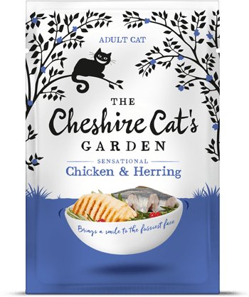 THE CHESHIRE CAT'S GARDEN Sensational Chicken & Herring - Pets Villa