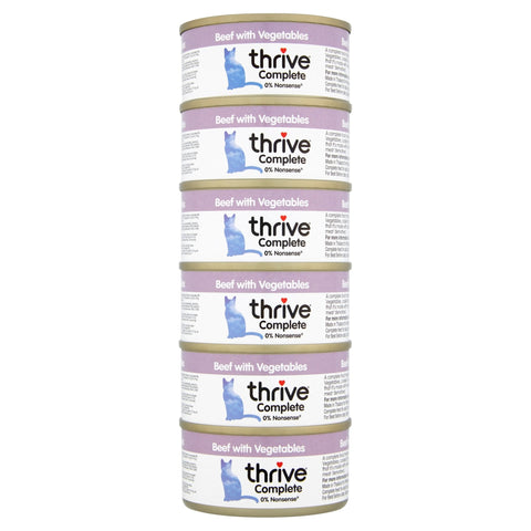 THIRVE Complete Beef with Vegetables Wet Cat Food 75g - Pets Villa